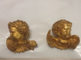 Zwei goldene Engel zum aufhängen