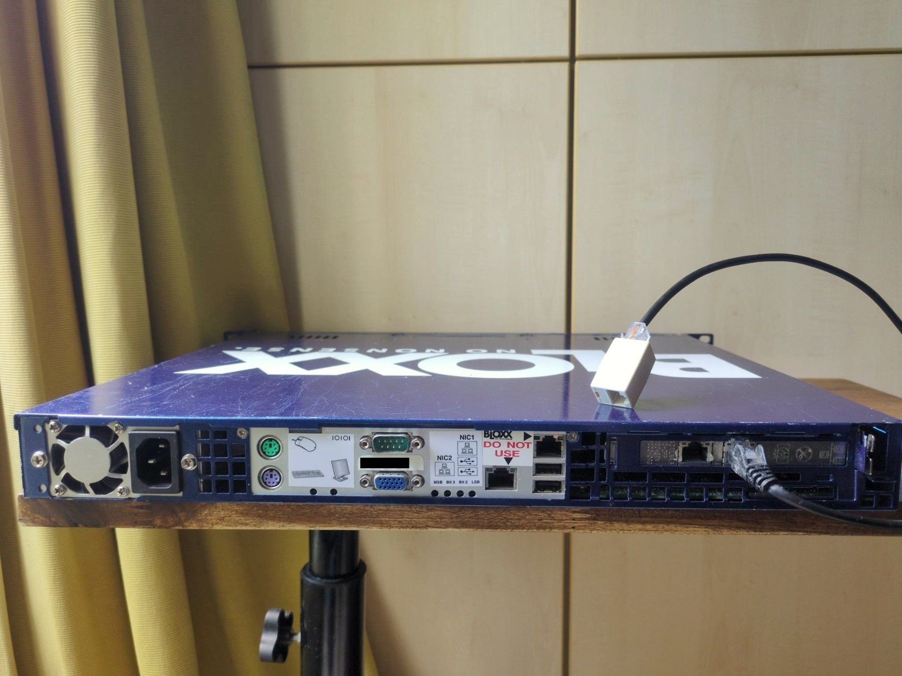 Firewall: Bloxx 1U Rack Server Firewall pfSense/OPNSense – Usato da Langenthal venduto da YElektra 1