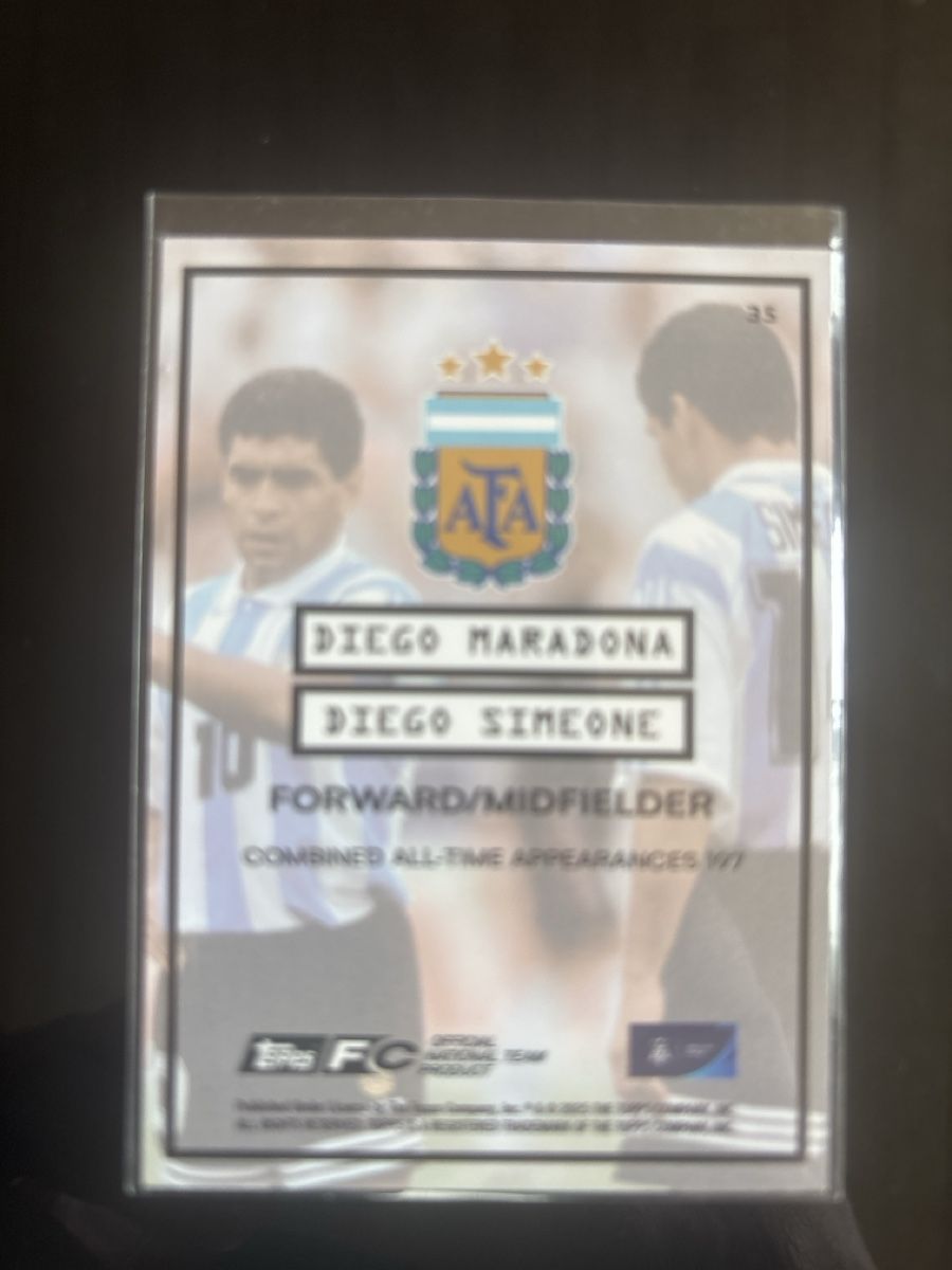 Topps Carte collezionabili: TOPPS Maradona / Simeone /10 – Nuovo (secondo la descrizione) da Hunzenschwil venduto da rap_7tw9 1