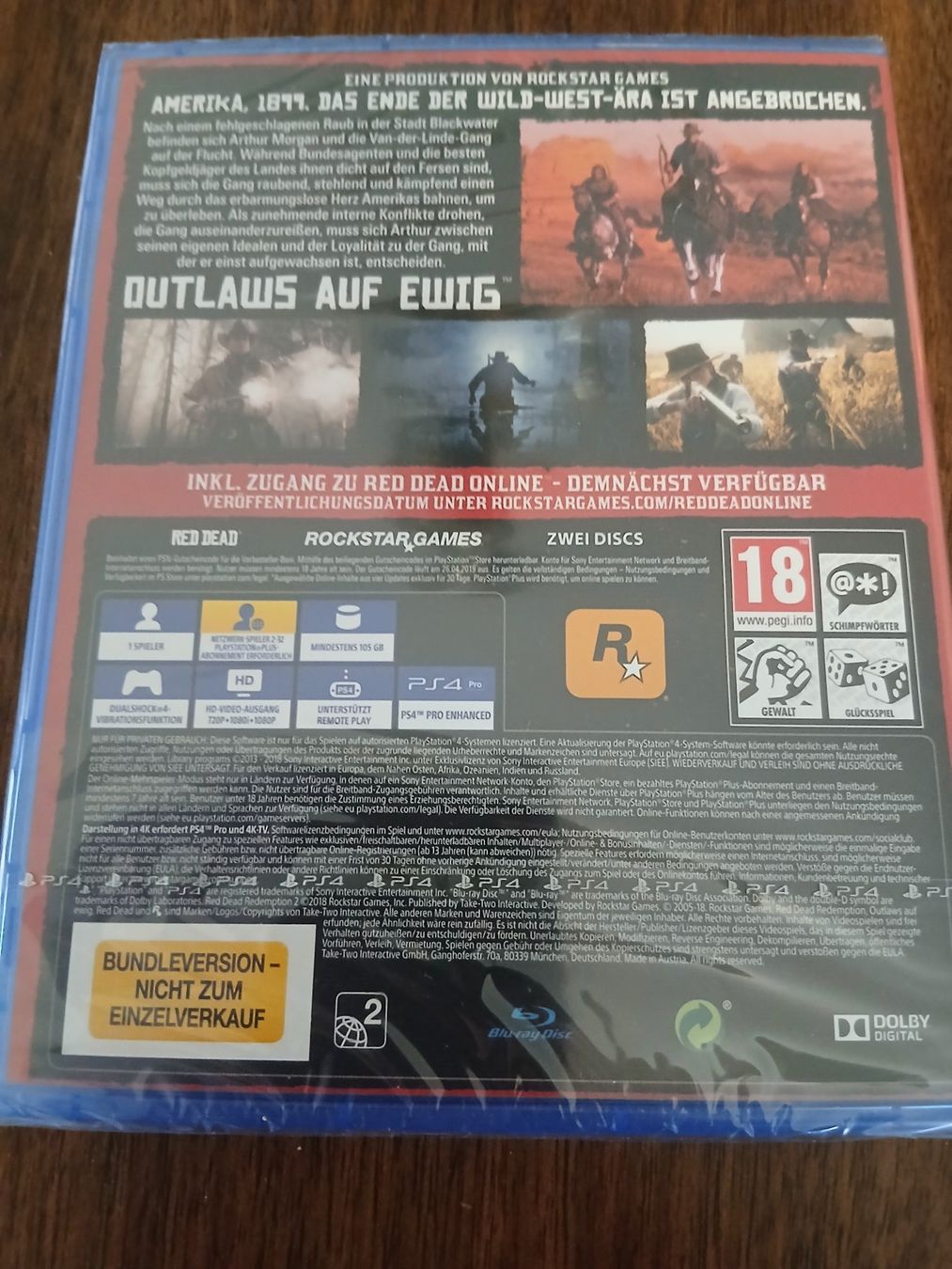 Sony Giochi: Red Dead Redemption 2 - PS4 / NEU/OVP – Nuovo e nell'imballaggio originale da Pfungen venduto da Himbogame 1