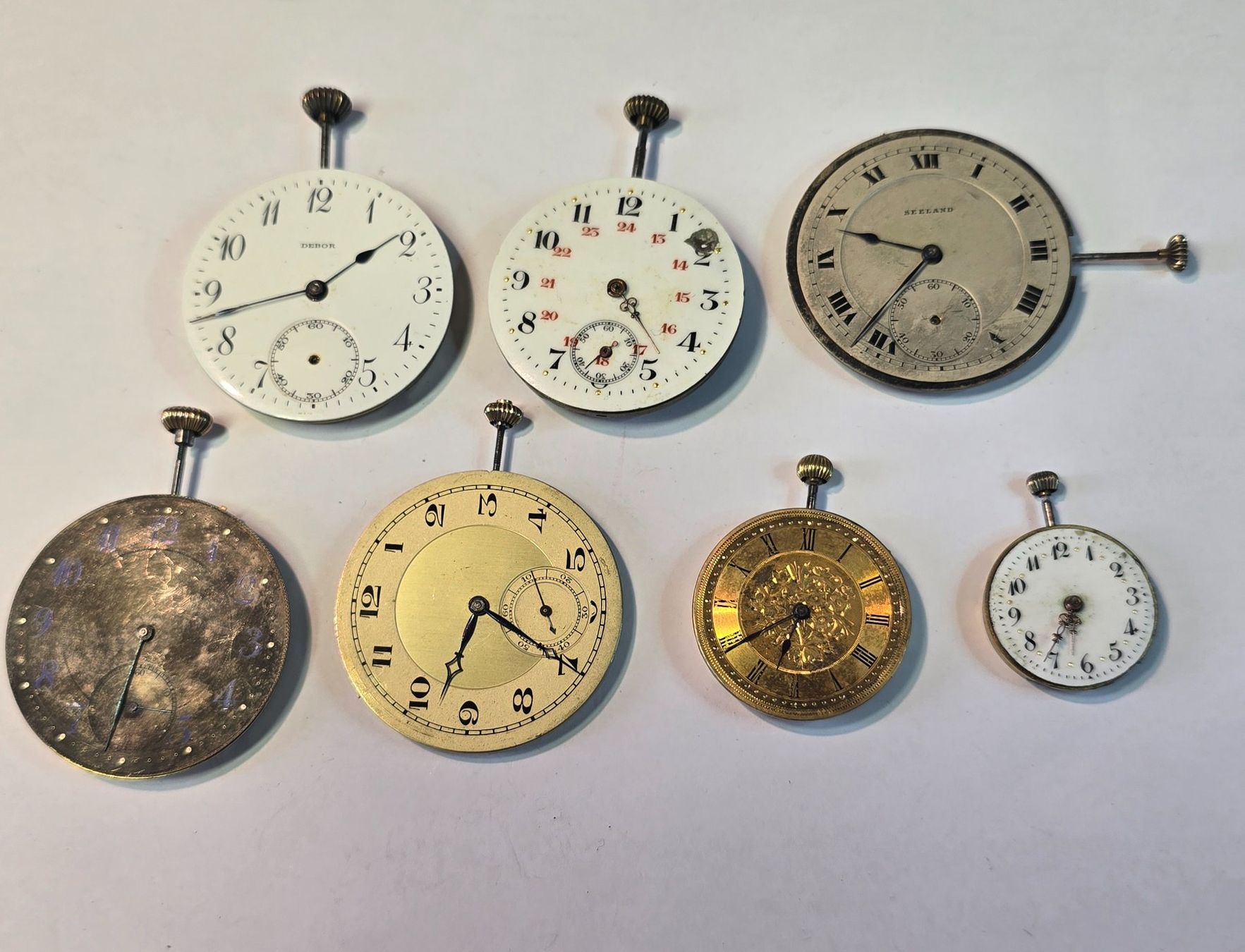 Orologi: 7Stk. Taschenuhrenwerke laufen – Usato da Ennetbürgen venduto da 50shafali53