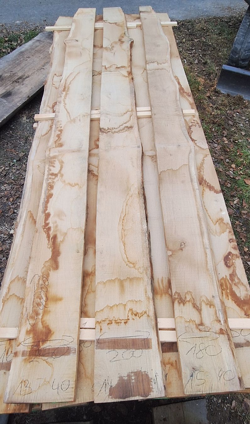 Articoli in legno: Eichenbrett 40mm, 4m Länge – Nuovo (secondo la descrizione) da Waldkirch venduto da bauprofi87 3