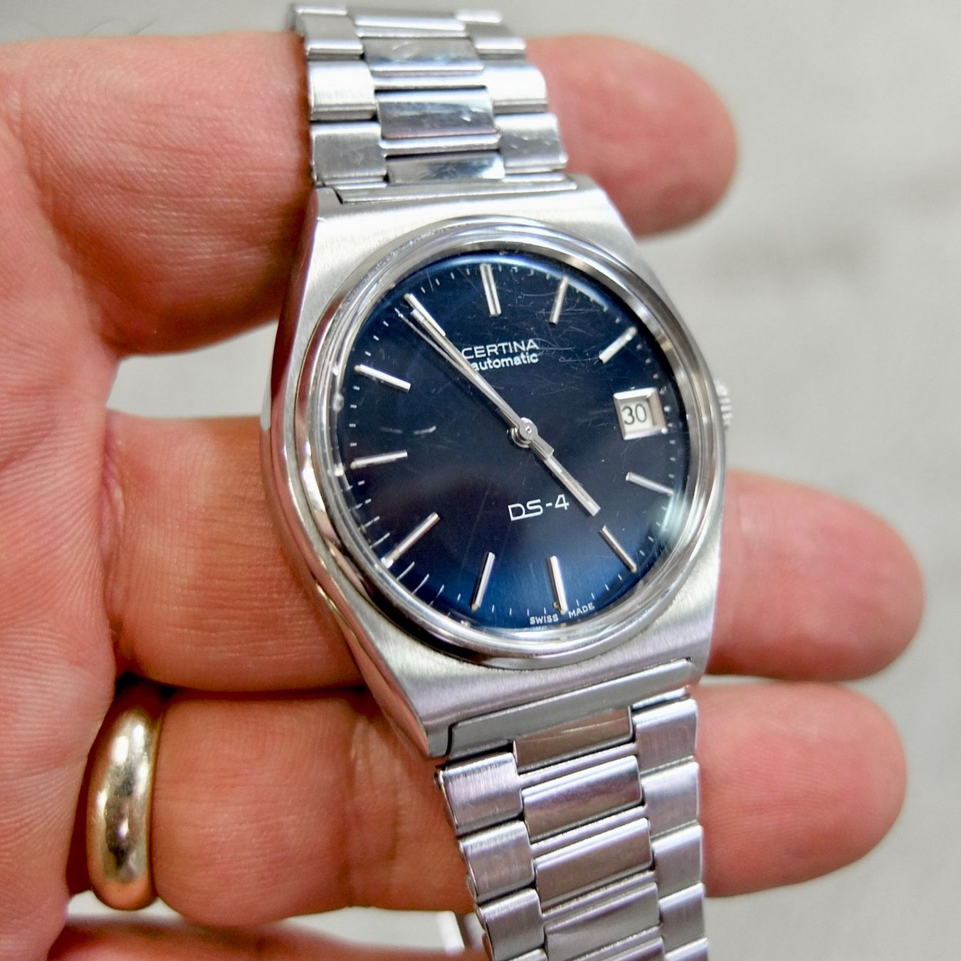 Certina Uhren: Vintage Certina DS-4 Automatic Uhr, 1980 – Gebraucht aus Basel von Brocki-auf-dem-Wolf 1