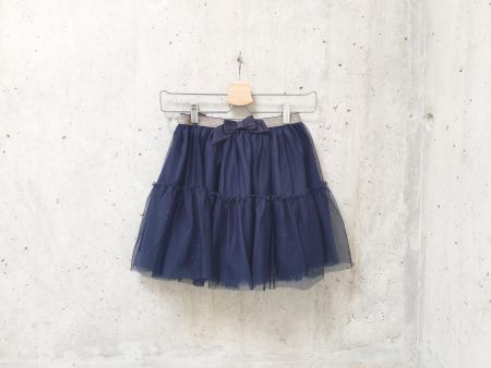 Tutu en tulle à volants H&M, bleu marine, fille, 134/140