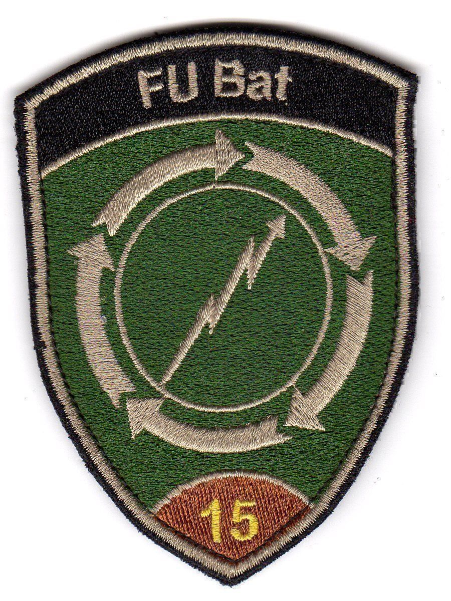 Plaketten & Abzeichen: Badge FU Bat 15 braun – Gebraucht aus Erlinsbach von S700