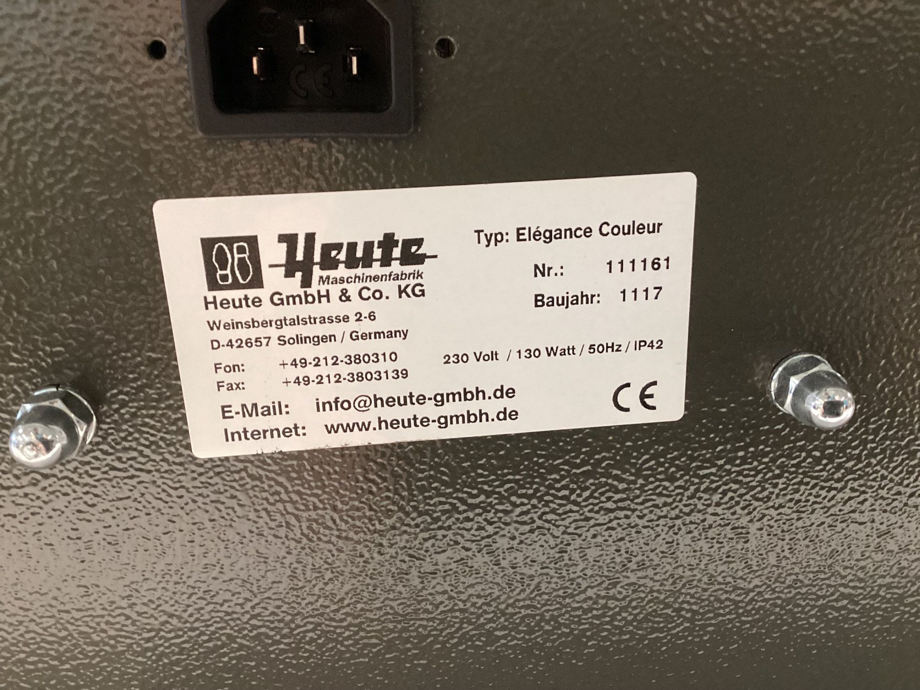 Tutte le macchine: HEUTE Elégance Couleur,  unvollständig -Wiitergäh – Difettoso da Zug venduto da GGZatWork 7
