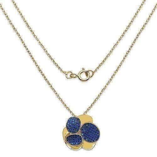 Anhänger: BLUE CUBIC ZIRCONIA   Anhänger +Kette – Neu und originalverpackt aus Berg TG von marta970 1