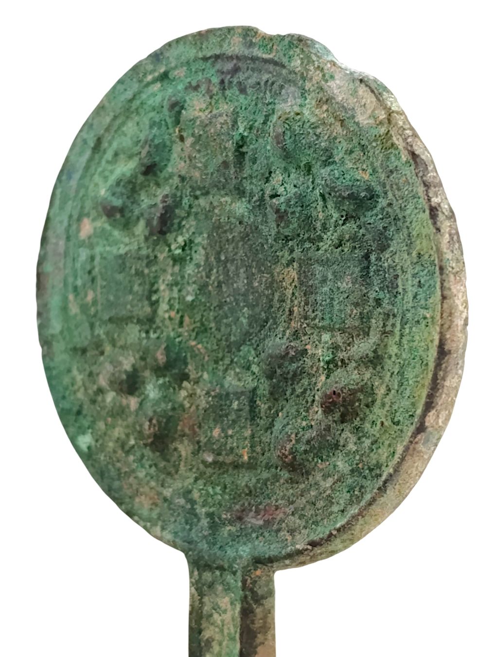 Statuette: Antiker chinesischer Bronze Spiegel  – Usato da Hochfelden venduto da Historium 9