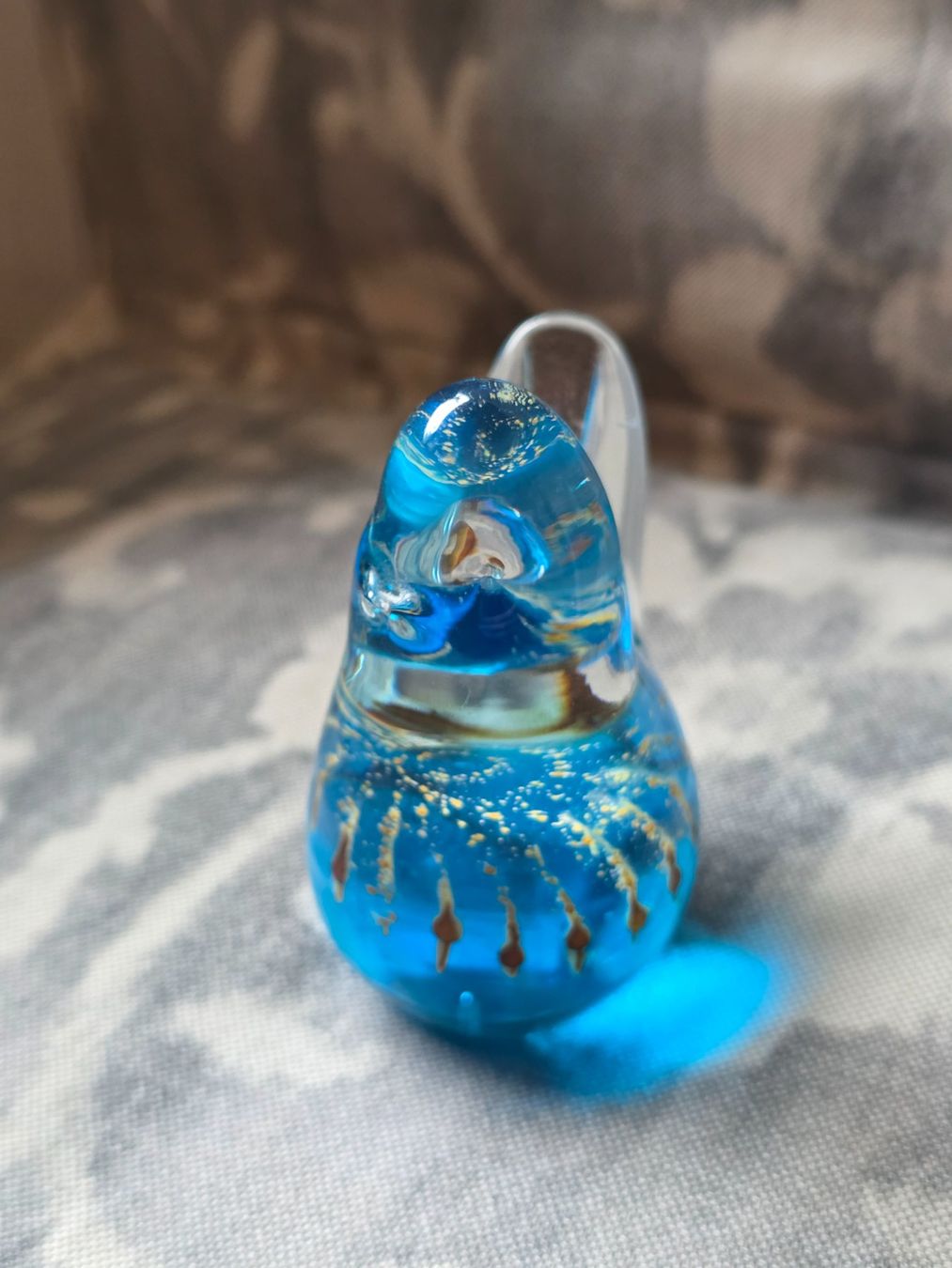 Statuette: MDINA blauer Glasvogel – Usato da Wangen an der Aare venduto da Stesi7 2