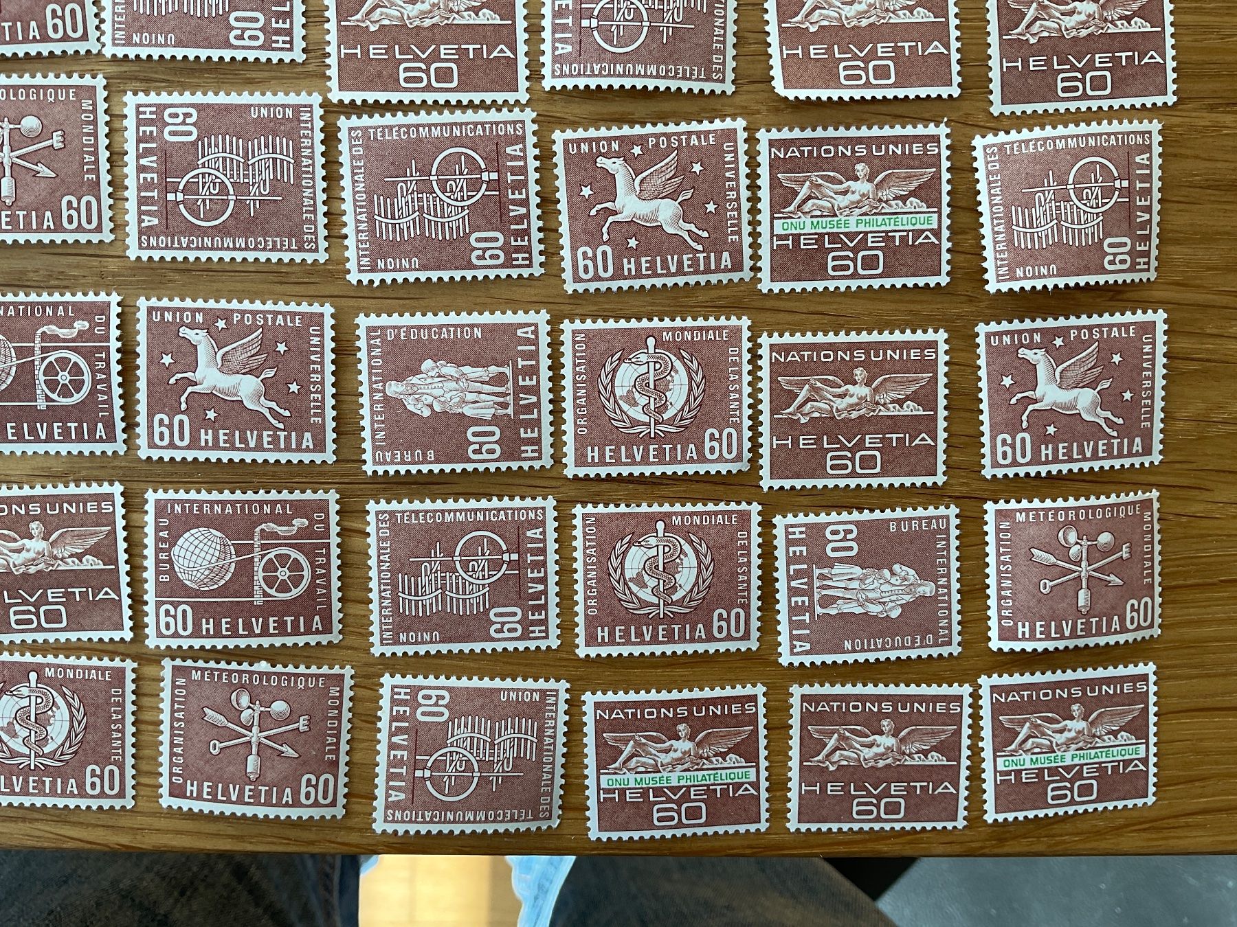 Tutti i francobolli: 60Fr Ämter Frankaturware ungestempelt postfrisch Sammlung – Nuovo (secondo la descrizione) da Wil SG venduto da Chefsugus 4