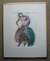 Bild "Frau", gerahmt