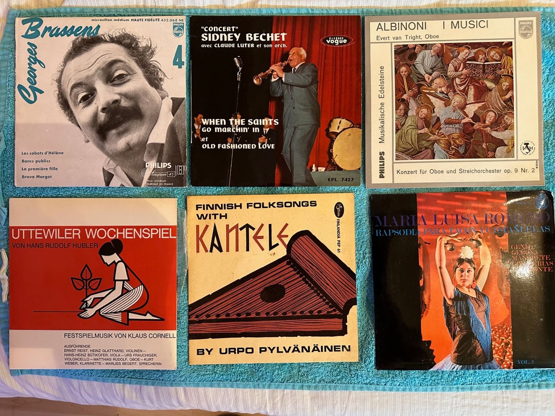 Dischi in vinile: 6 Stück alte mini Schallplatten – Usato da Bolligen venduto da Astrophysiker06