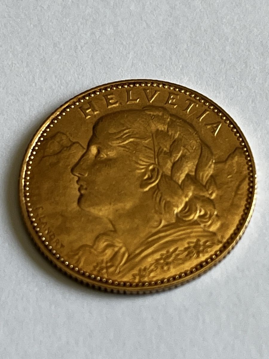 Tutti le monete: Goldvreneli 10 Fr. 1911 – Usato da Kloten venduto da BrunoK49 2
