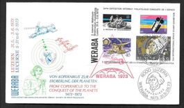 Sonderbrief SSt. 55 WERABA Luzern 31.5.-3.6.1973 Vignette