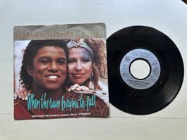 JERMANIE JACKSON PIA ZADORA tolle Single When the MICHAL