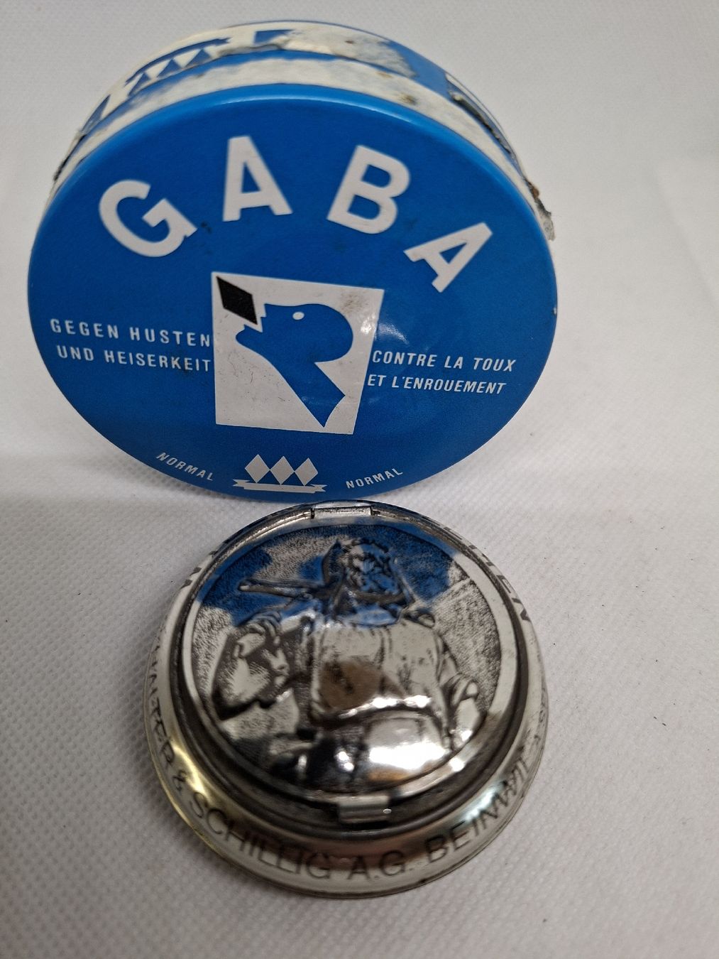 Zuccheriere: Vintage GABA Hustenbonbon Dose & Wybert Döschen – Usato da Ipsach venduto da jpbo 4