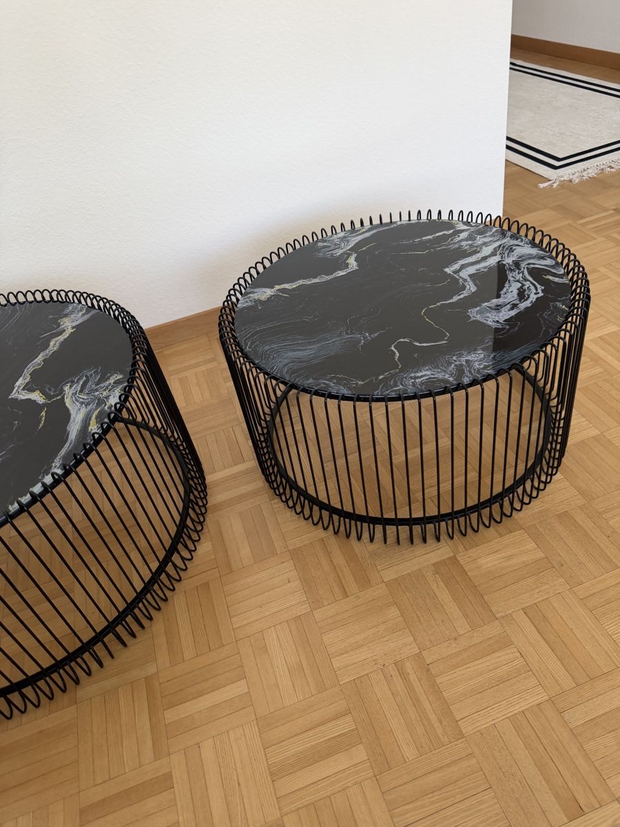 Tische: Kare wire Couchtisch/ Salontisch  – Gebraucht aus Wettingen von mha_6hdg 2