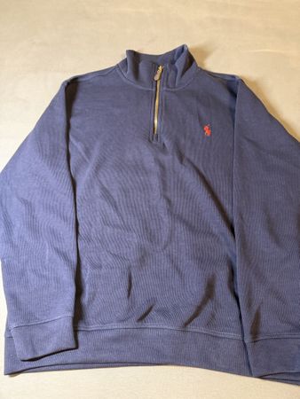Polo Ralph Lauren Herren Zip-Pullover, Grösse L, Navy 49