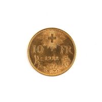 Goldvreneli 10Fr 1922