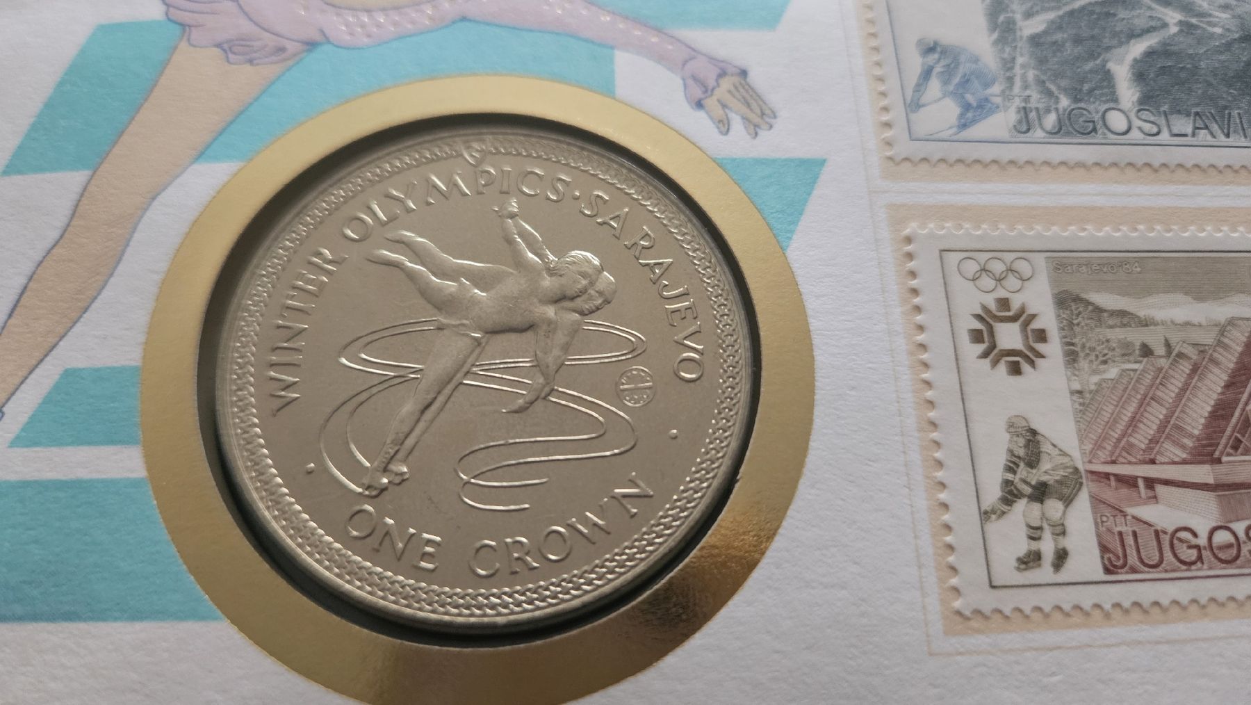 Tutti le monete: Numisbrief Winter Olympiade Sarajevo 1984 – Nuovo (secondo la descrizione) da Ettingen venduto da samiba 2