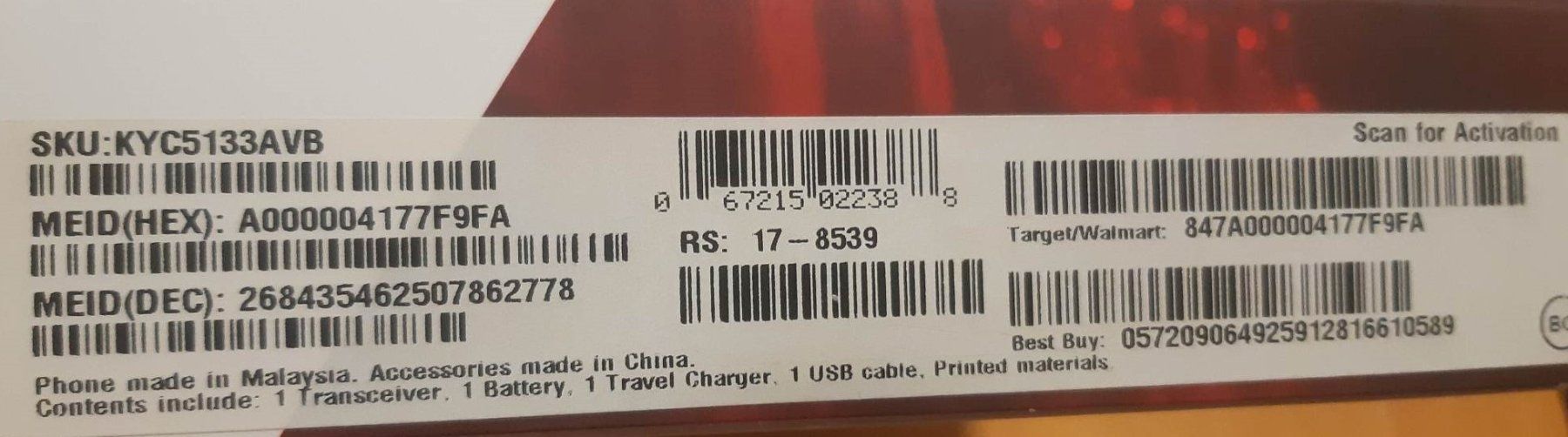 Telefoni cellulari / Smartphones: Handy Virgin Mobile Live – Nuovo e nell'imballaggio originale da Dulliken venduto da Airliner2 6