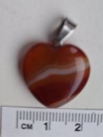 ❤️‍🔥 Herzanhänger aus Achat❤️‍ (1)