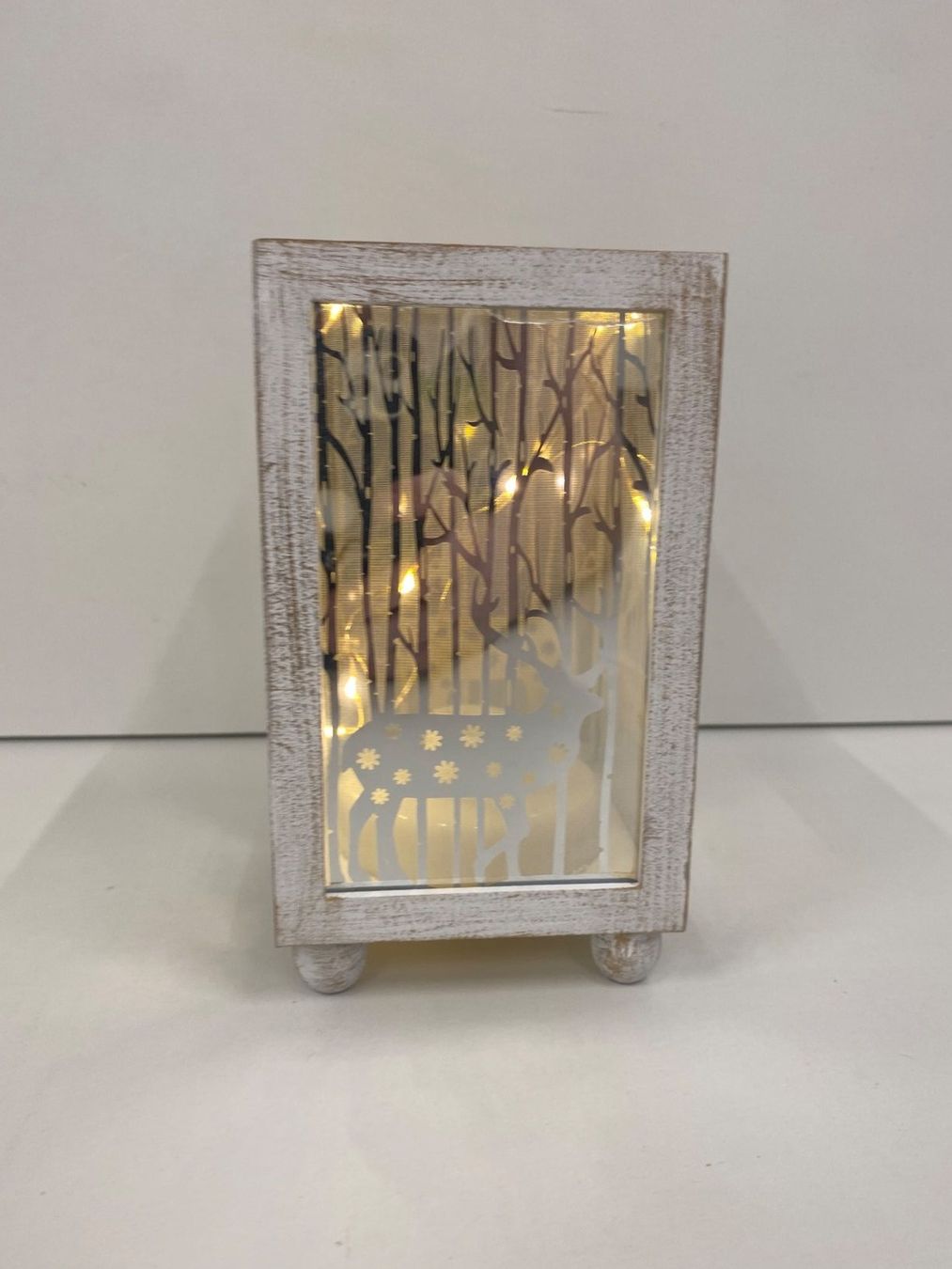 Tutte le decorazioni: LED Laterne Holz Weihnachten 18 cm – Nuovo e nell'imballaggio originale da Oensingen venduto da Liquidations-Shop