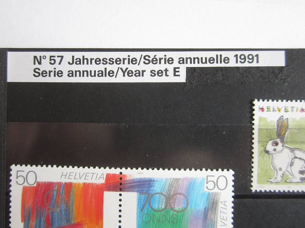 Tutti i francobolli: Briefmarken Schweiz 1991 – Nuovo e nell'imballaggio originale da Saland venduto da k_z_tny8 1