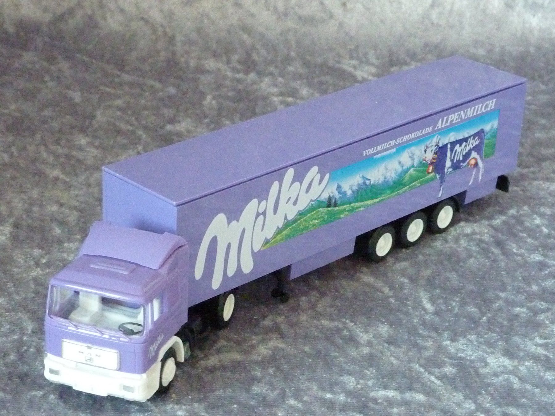 Modellini d'auto: MAN Anhängerzug MILKA  1:87 – Nuovo (secondo la descrizione) da Dürrenäsch venduto da modellautos4you 1