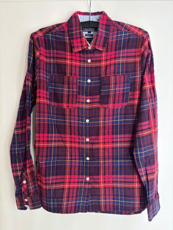 Tommy Hilfiger Damenbluse kariert, Grösse 4, Top Zustand!