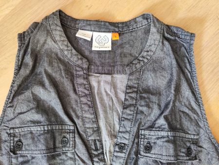 NEU: RAGWEAR dunkles dark denim Jeanskleid Grösse S