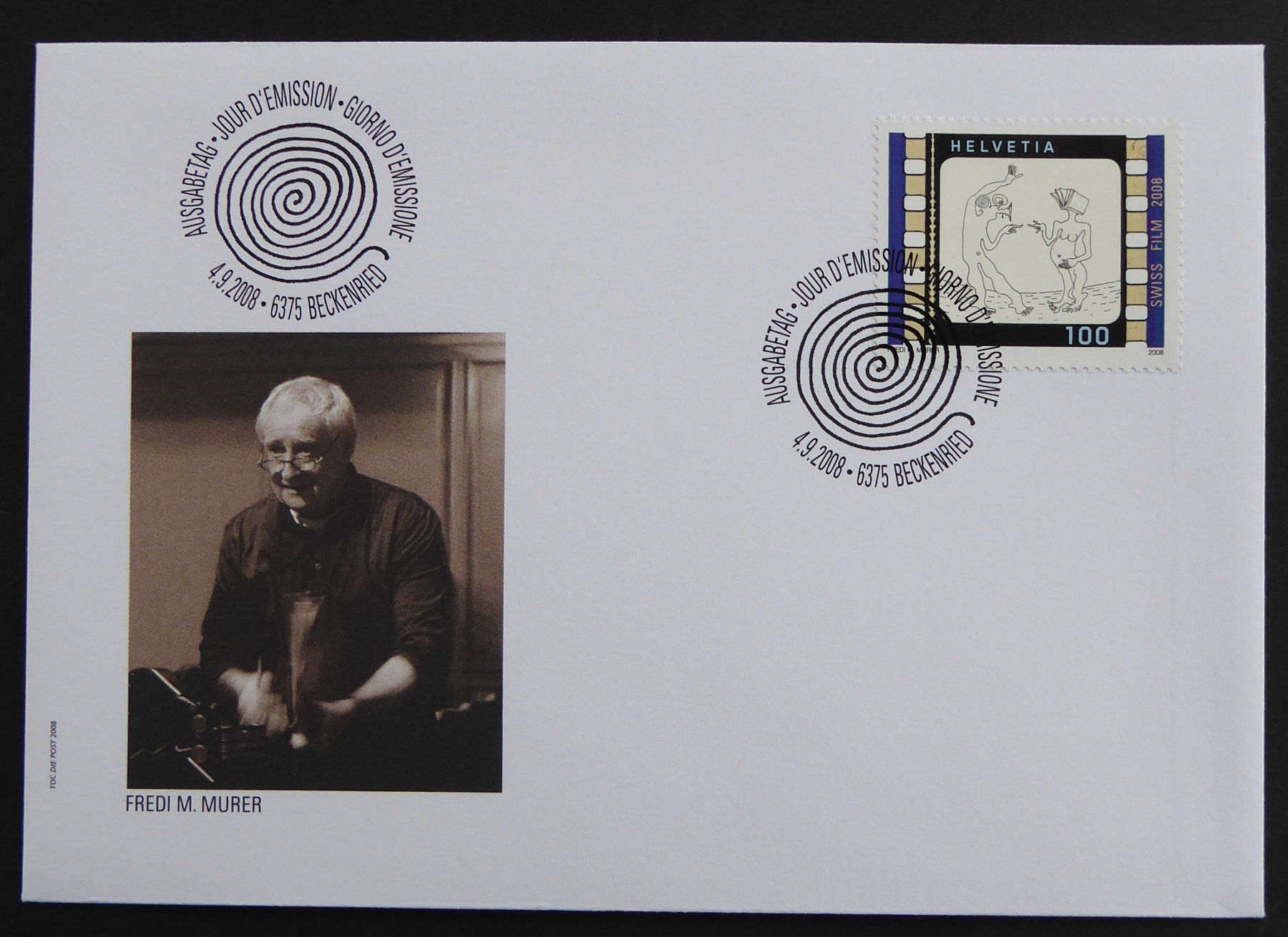 Alle Briefmarken: 2008 - CH - Znr. 1289 / Einzelwert - FDC - ES - 04.09.2008 – Gebraucht aus Holziken von Cindy003