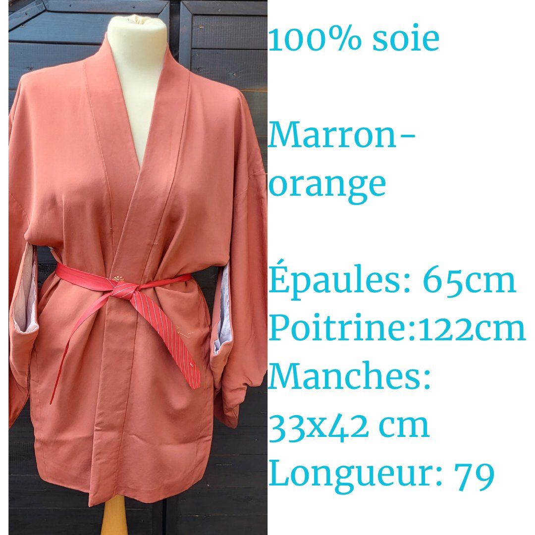 Kimono: Kimono orange – Nuovo (secondo la descrizione) da Fribourg venduto da VictoriaShop7 5