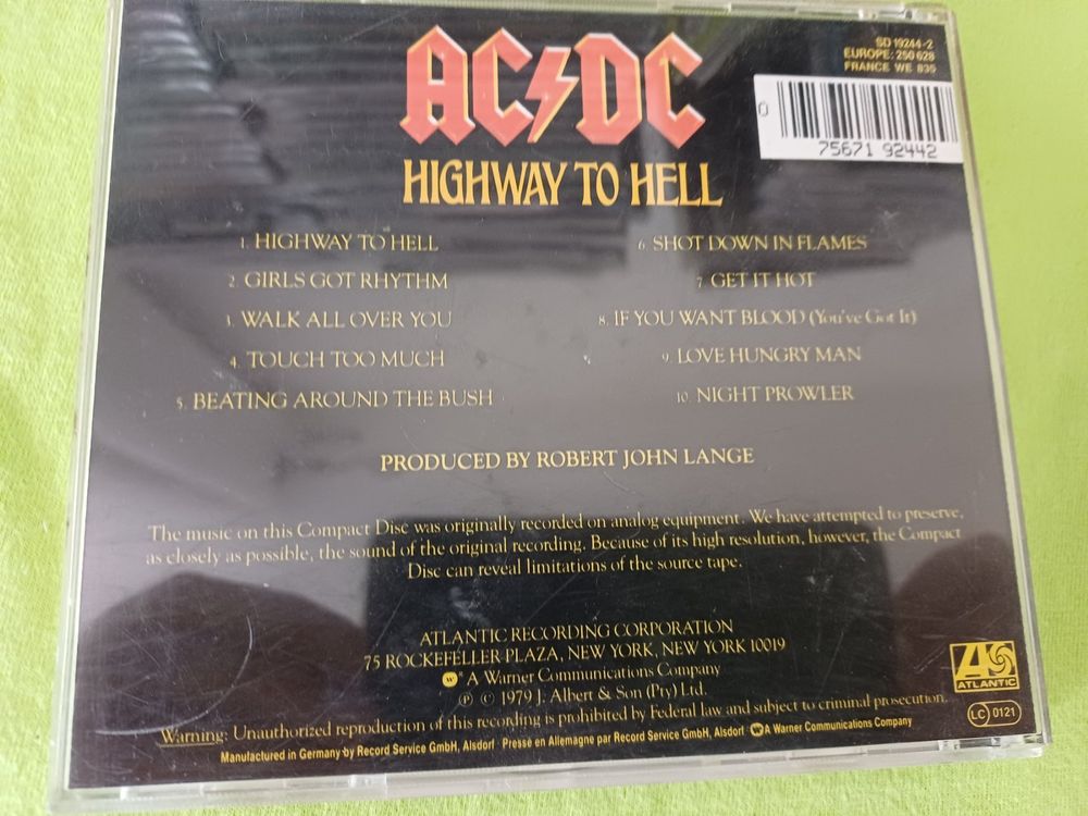 CD AC DC Highway To Hell (Gebraucht) in Aarberg für CHF 4.6 – mit ...
