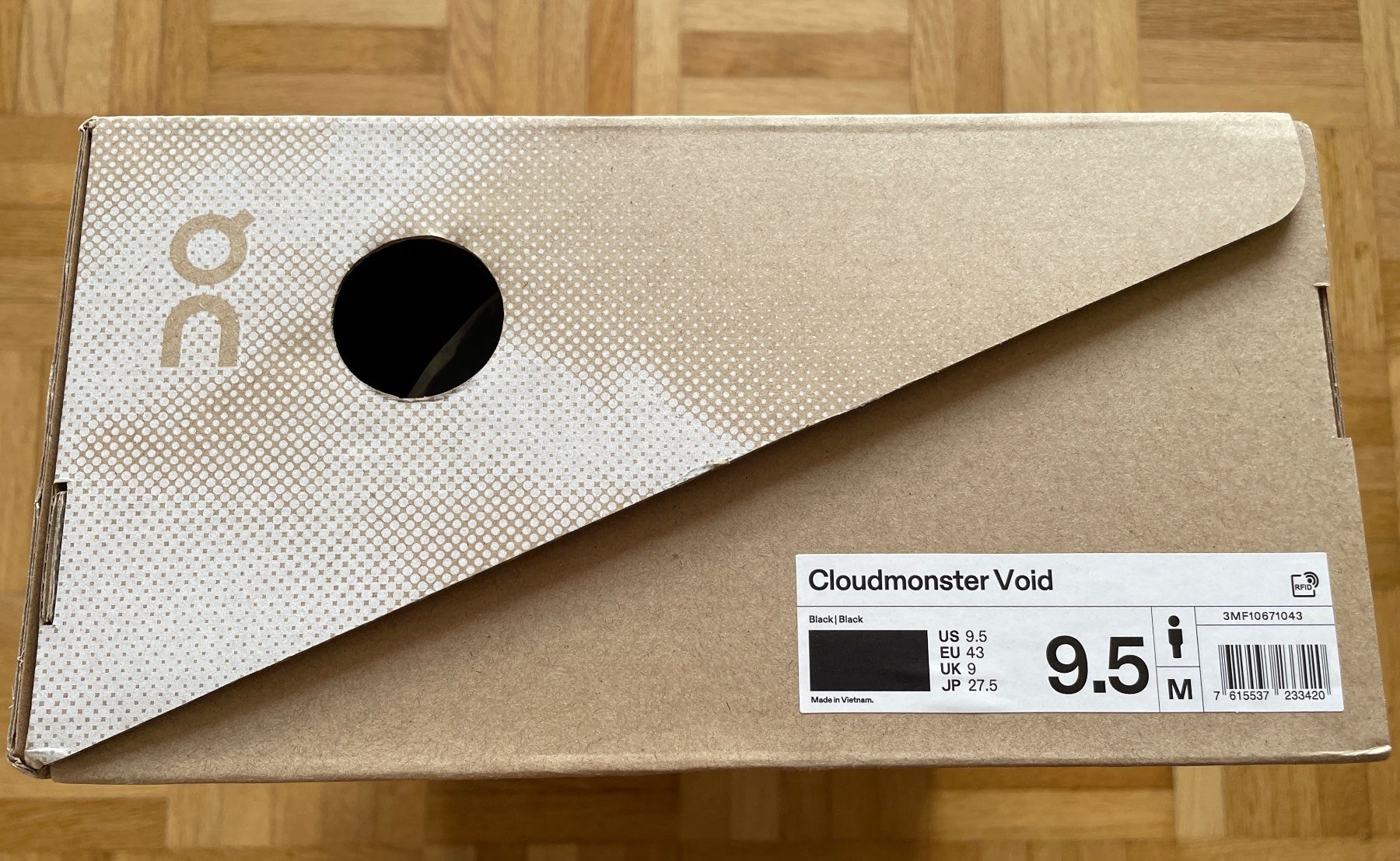 On Scarpe da uomo: On Running: Cloudmonster Void, schwarz, Grösse 43, NEU – Nuovo e nell'imballaggio originale da Gümligen venduto da soleil149 8
