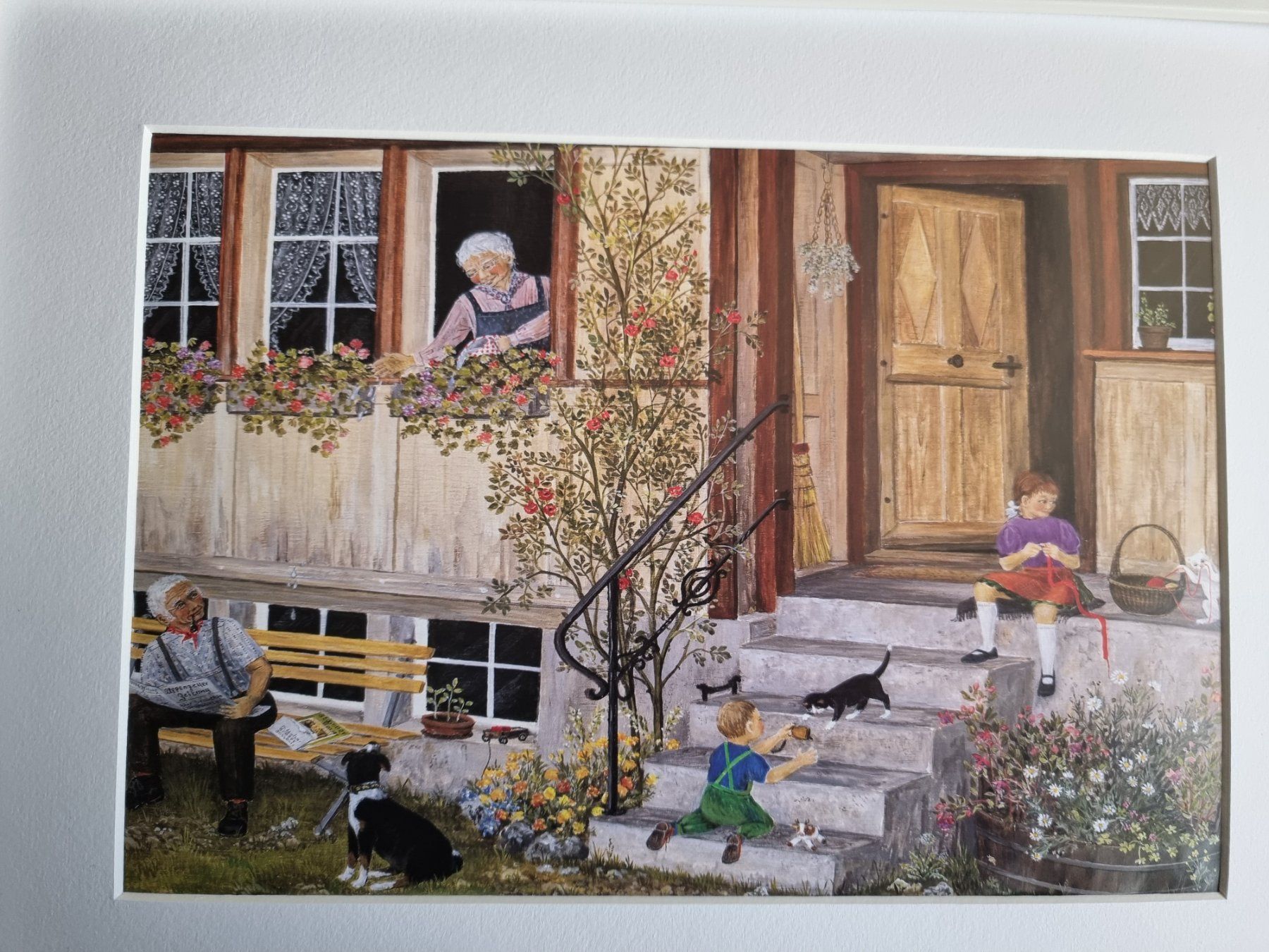 Foto & Immagini: FLÖCKLI DAS GEISSLEIN BILD VON LILLY LANGENEGGER – Usato da Gersau venduto da grafik-kunst 1