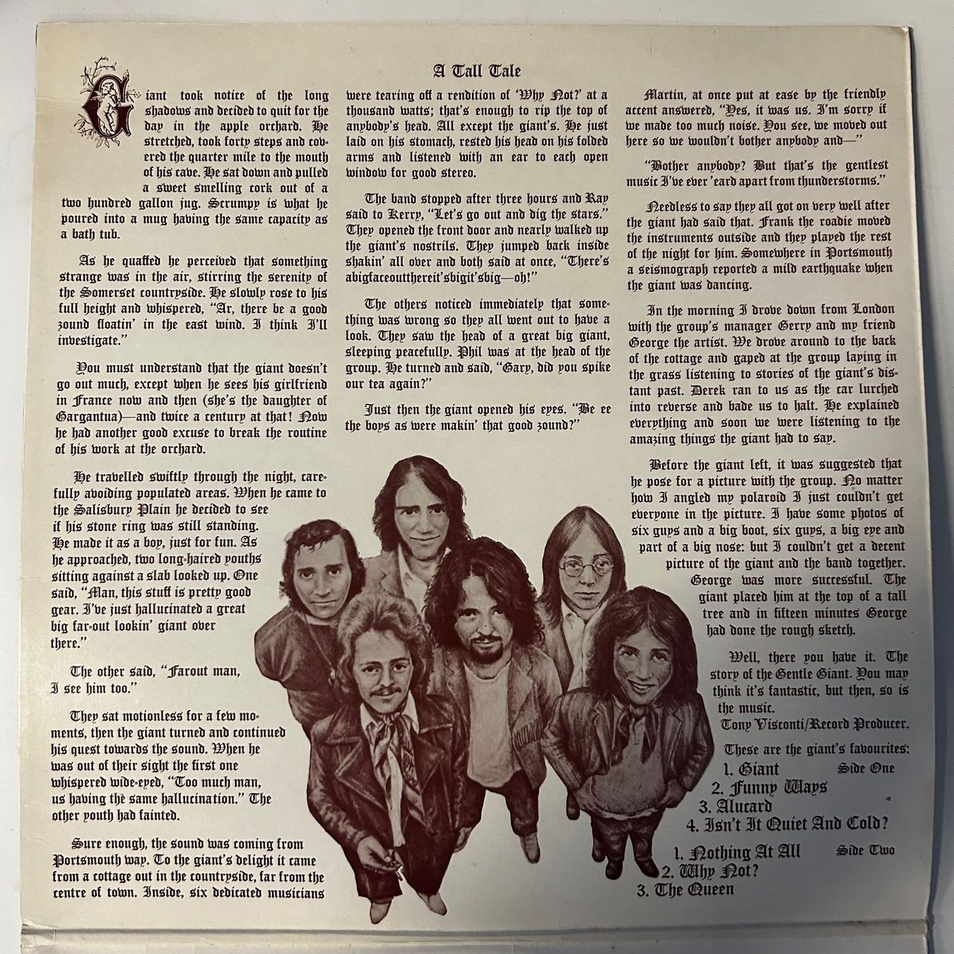Schallplatten: Gentle Giant - Same,Vinyl LP 1973 – Gebraucht aus Aesch BL von BlueMusicRecords 2
