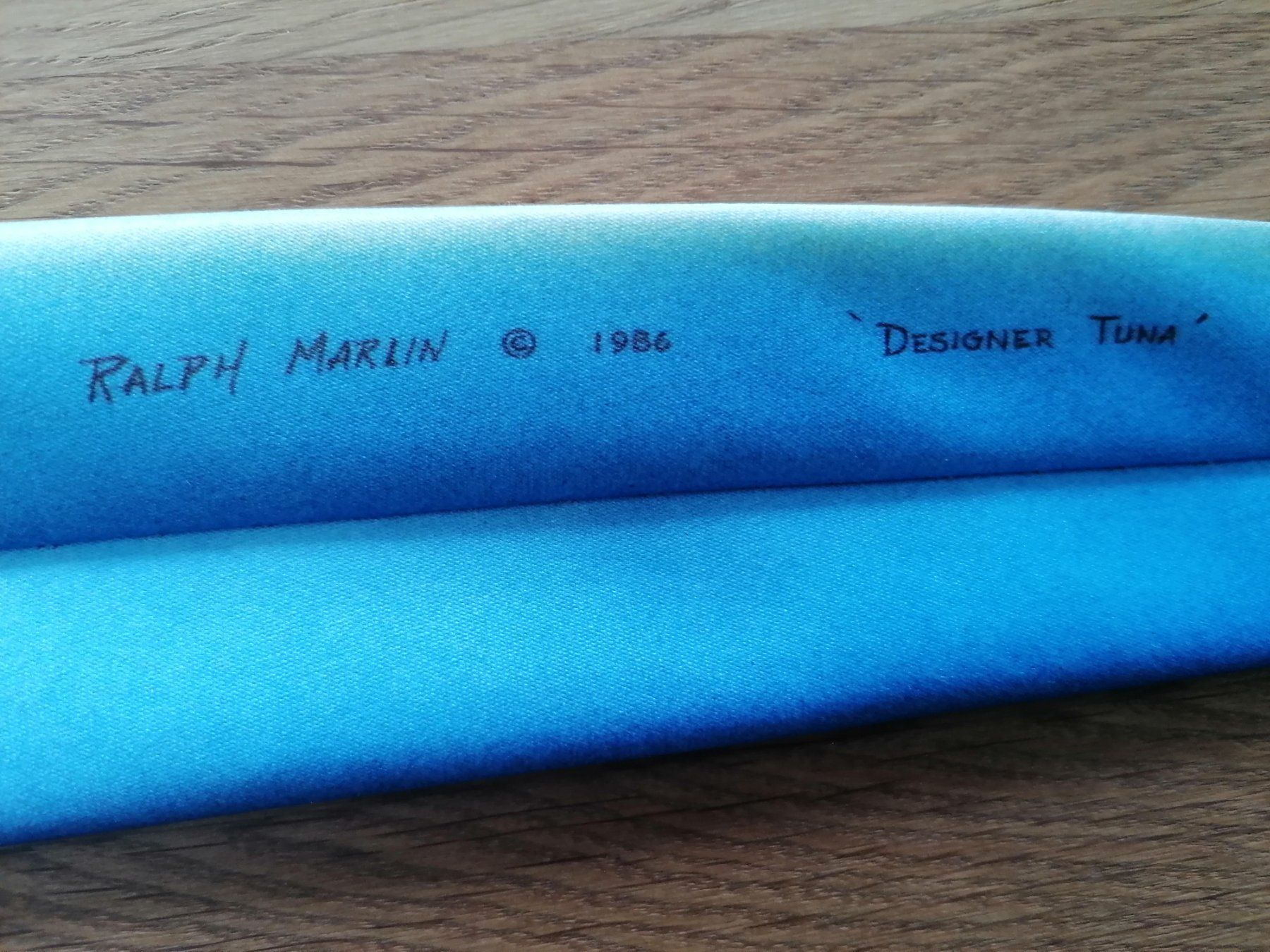 Cravatte: Ralph Marlin Krawatte "Designer Tuna" - Nr.243 – Usato da Basel venduto da vintagecollector 3