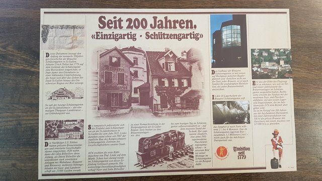 Set de table et chaises: Bier Brauerei Schützengarten Tischsets – D'occasion à St.Gallen par Stocken64 2