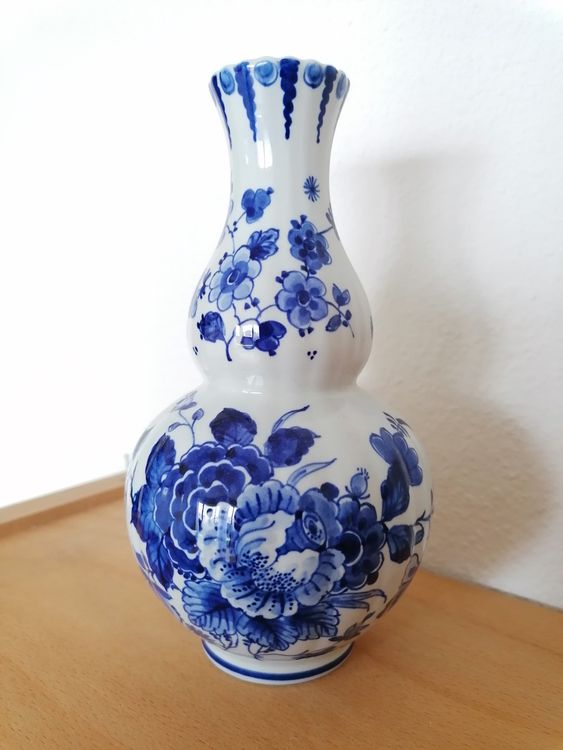 delft-alte-vase-mit-blauen-blumen-gebraucht-in-luzern-f-r-chf-29