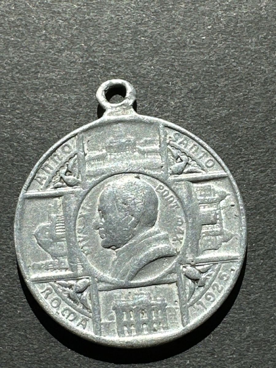 Medaglie: Religiöse Medaille Roma 1925 Muttergottes silberfarben – Usato da Berikon venduto da Rueegg4 1