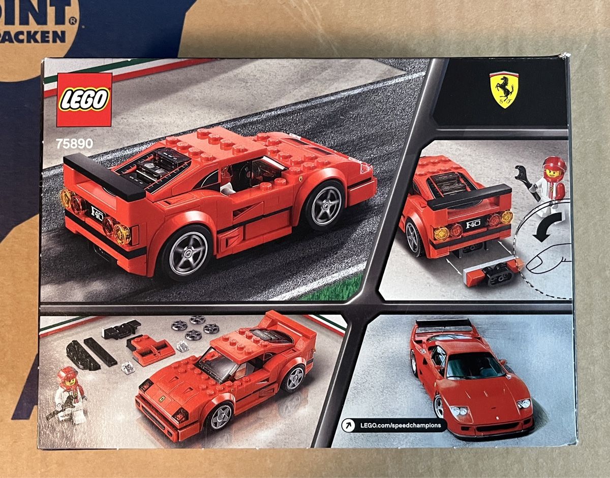 Lego Kit di costruzioni: Lego Ferrari F40 – Nuovo e nell'imballaggio originale da St-Prex venduto da JLUD 1