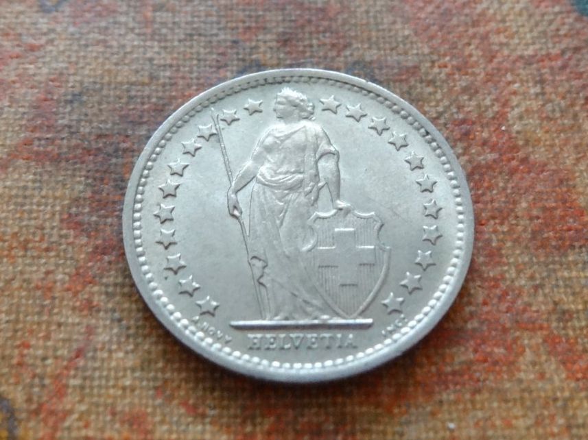 Tutti le monete: 1/2 Fr. 1969 Sans/Ohne "B" – Usato da Romanel-sur-Lausanne venduto da Swift13 1