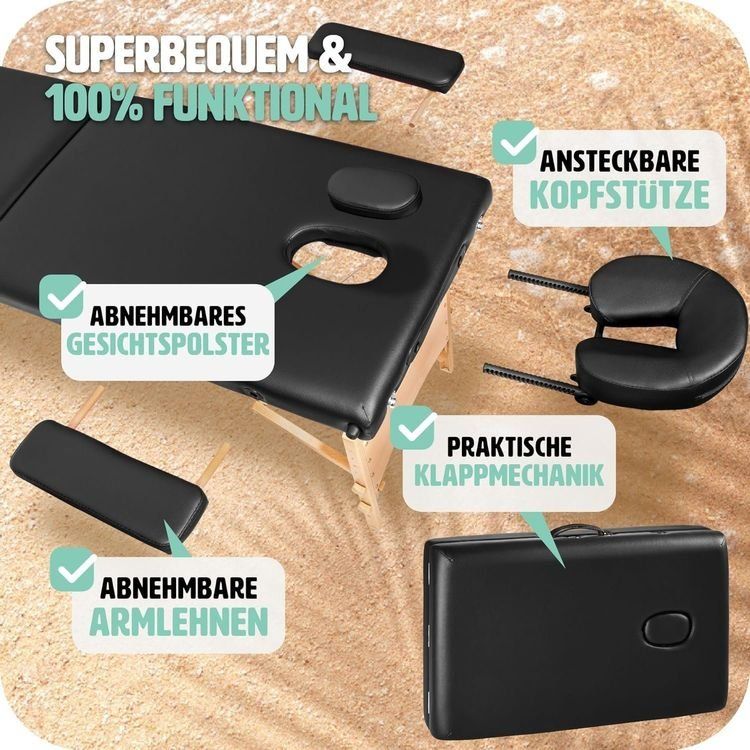 Liegen & Liegestühle: Mobile Massageliege 3 Zonen klappbar höhenverstellbar SOFIA – Neu und originalverpackt aus Lachen SZ von sw3zzy 3