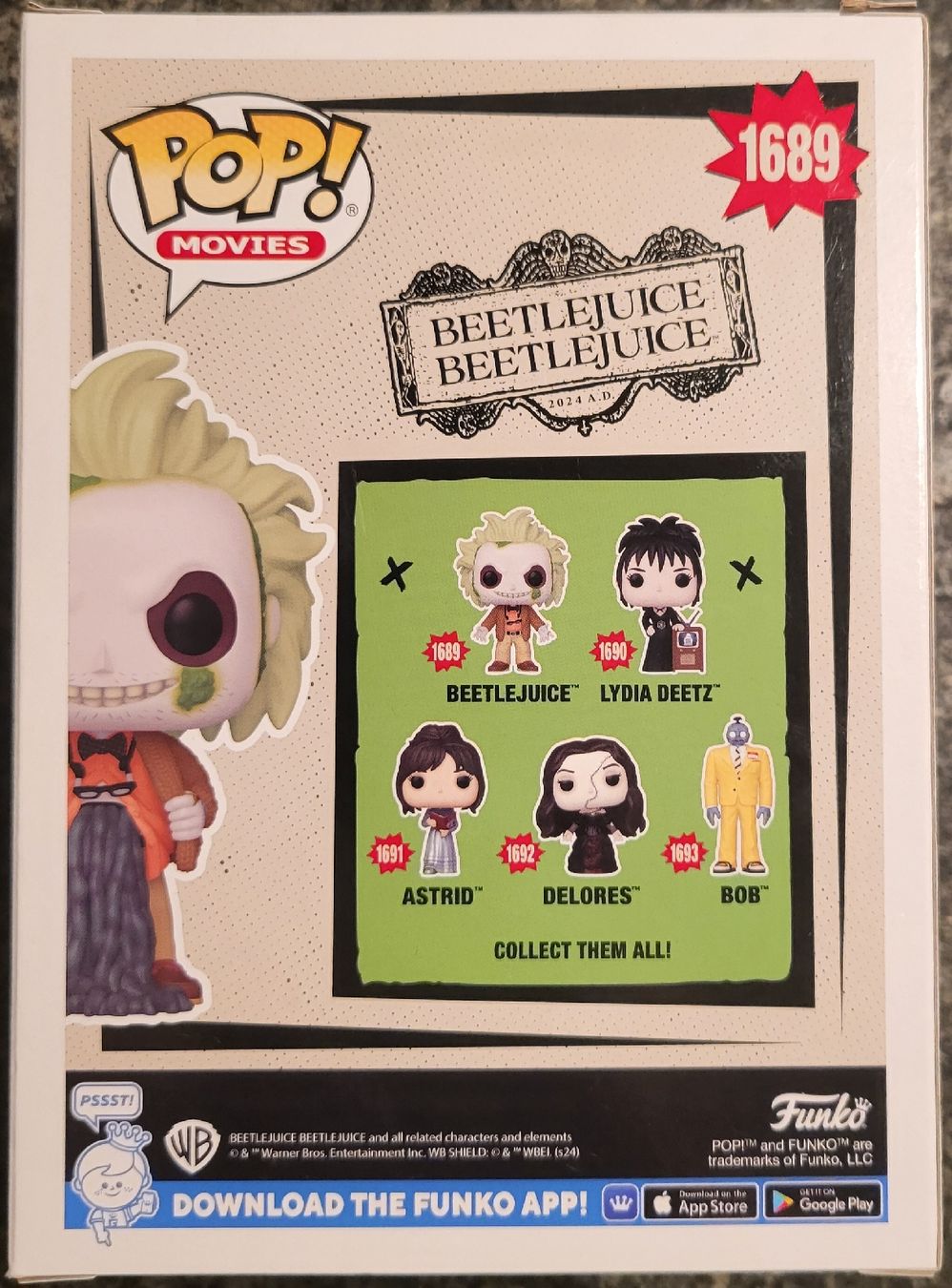 Funko Statuette: Funko Pop  Beetlejuice  CHASE – Nuovo (secondo la descrizione) da Montet (Glâne) venduto da KOADA 1