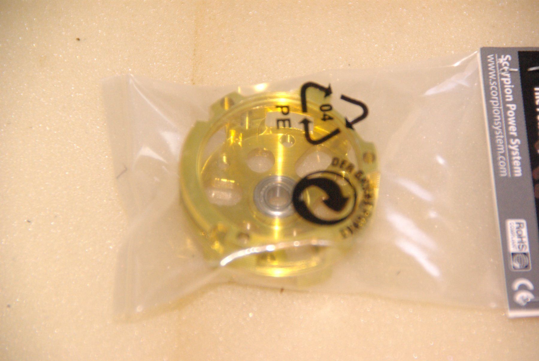 RC Modellbau: Scorpion RS-3420 Motor Abdeckung, gold – Neu und originalverpackt aus Herisau von Cevianer1844 3