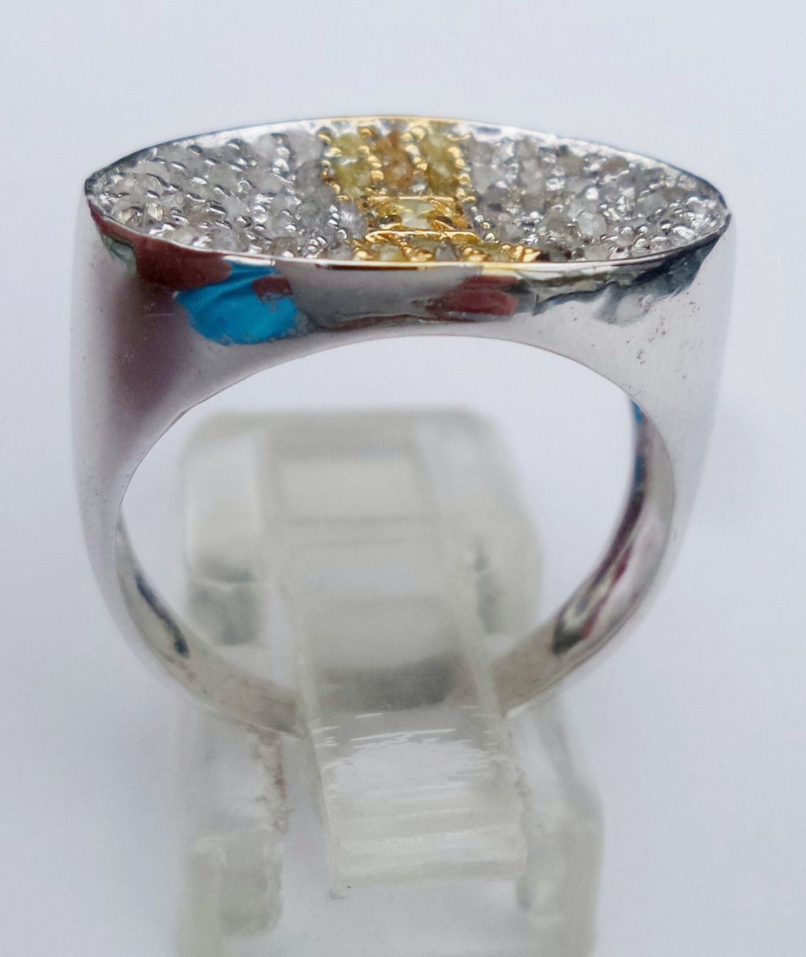 Anelli: Silberring mit Diamanten – Nuovo (secondo la descrizione) da Zürich venduto da Benedikt21 4