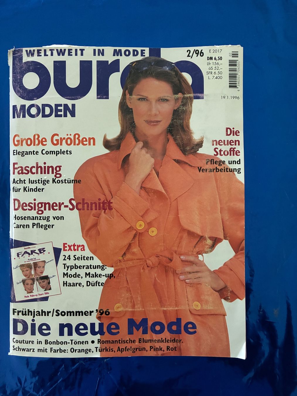 Cartamodelli: Burda Moden 1996 Nähen Schnittmuster Design – Usato da Aarwangen venduto da nemkin61
