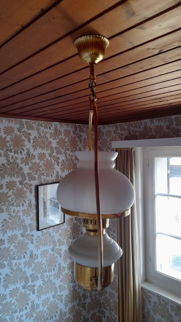 Kronleuchter & Deckenlampen: Lampe suspendue en opaline – Gebraucht aus Bussigny von Zabeth1030 1