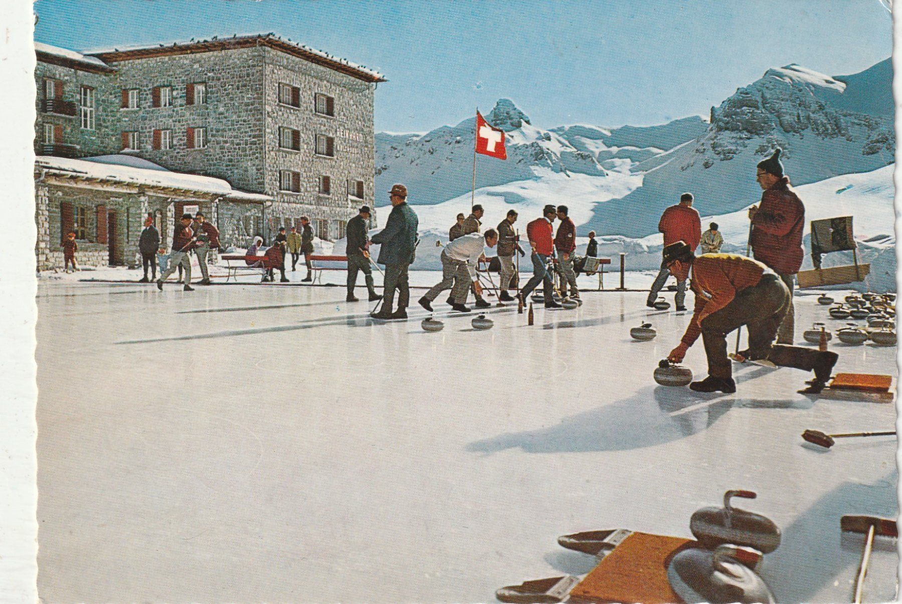 Ansichtskarten: Skibetrieb St. Moritz – Gebraucht aus Lumbrein von made02 1